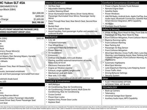 Used 2021 GMC Yukon SLT image 11