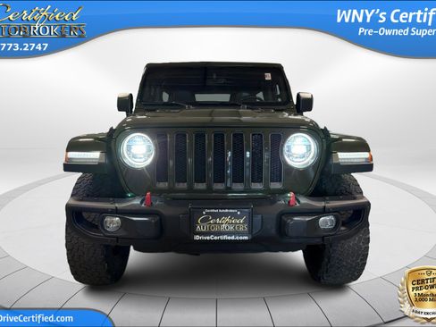 Used 2021 Jeep Wrangler Unlimited Rubicon w/ Uconnect 4C Nav & Sound Group AWD/4WD image 2