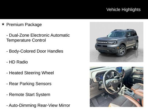 Used 2022 Ford Bronco Sport Badlands w/ Premium Package AWD/4WD image 11