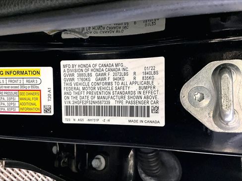 Used 2022 Honda Civic Sport image 34