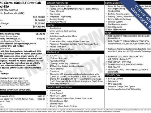 Used 2021 GMC Sierra 1500 SLT w/ SLT Premium Package AWD/4WD image 41