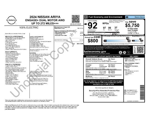 Certified 2024 Nissan Ariya AWD image 4