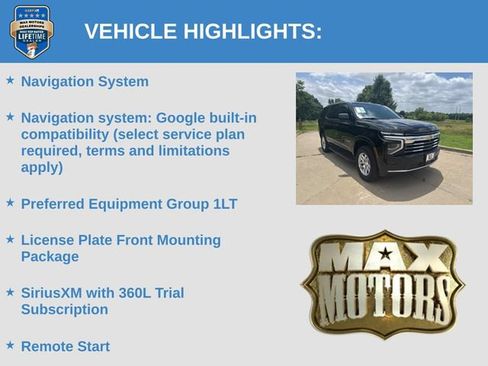 Used 2025 Chevrolet Tahoe LT AWD/4WD image 6