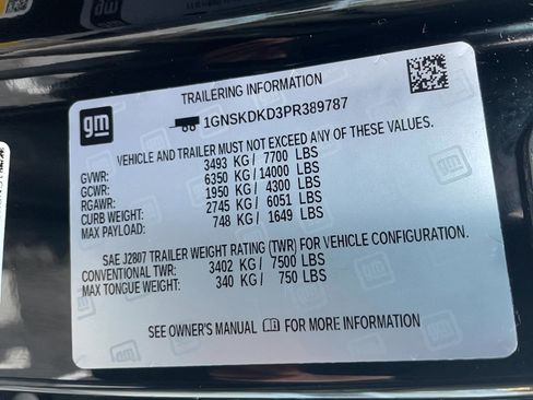 Used 2023 Chevrolet Suburban Z71 w/ Luxury Package image 24