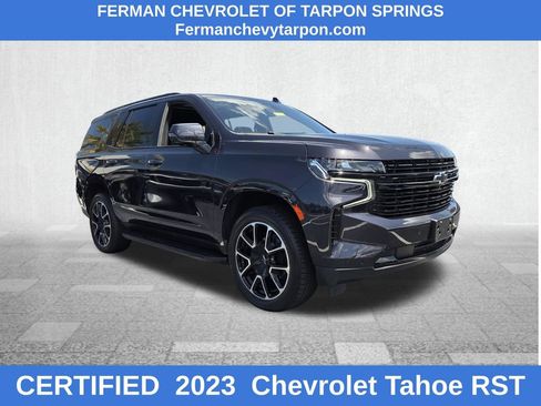 Certified 2023 Chevrolet Tahoe RST w/ Luxury Package AWD/4WD image 1