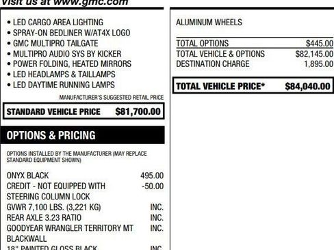 Used 2023 GMC Sierra 1500 AT4X AWD/4WD image 2