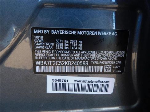 Used 2019 BMW 750i xDrive 750i xDrive w/ Executive Package image 28