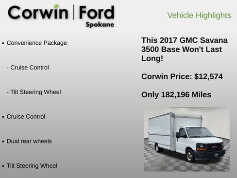 Used 2017 GMC Savana 3500 Extended image 6