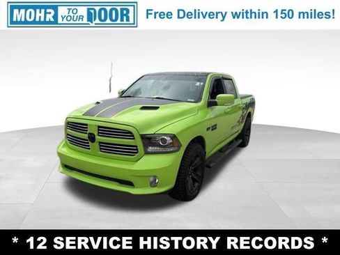 Used 2017 RAM 1500 Sport w/ Sublime Green Sport Package image 1