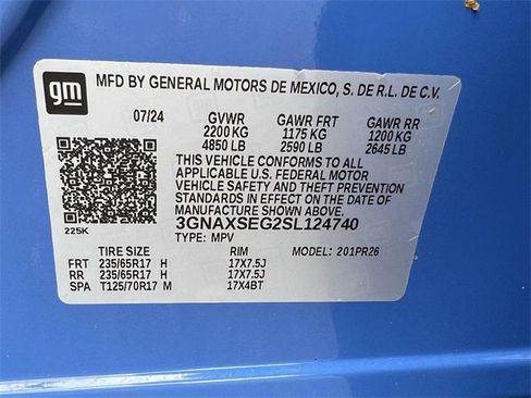 Certified 2025 Chevrolet Equinox ACTIV w/ Safety and Technology Package image 22