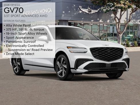 New 2026 Genesis GV70 3.5T Sport Advanced image 3