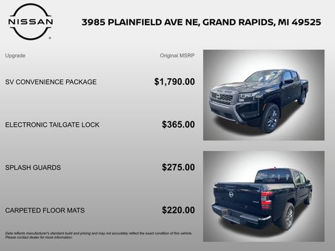 New 2026 Nissan Frontier SV w/ SV Convenience Package AWD/4WD image 6
