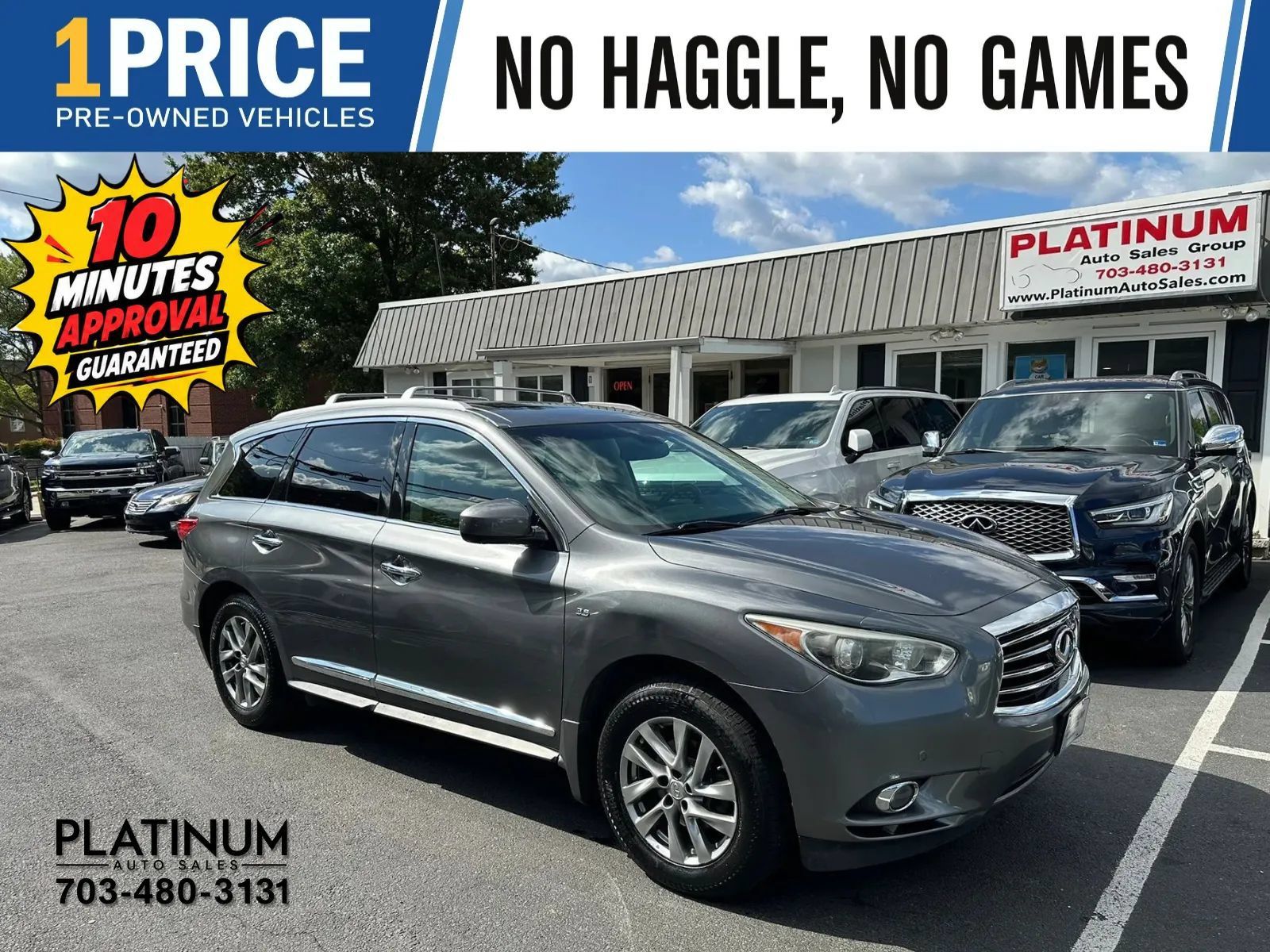 Used 2015 INFINITI QX60 Luxe w/ Premium Plus Package AWD/4WD image 1
