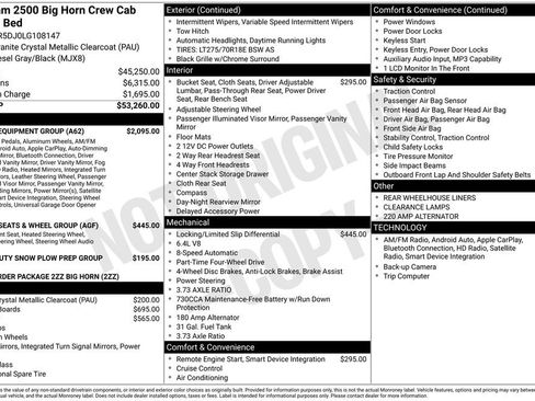 Used 2020 RAM 2500 Big Horn w/ Level 1 Equipment Group AWD/4WD image 7