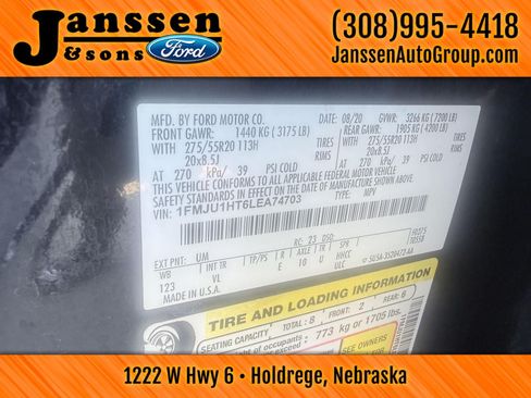 Used 2020 Ford Expedition XLT w/ Equipment Group 202A RWD image 35