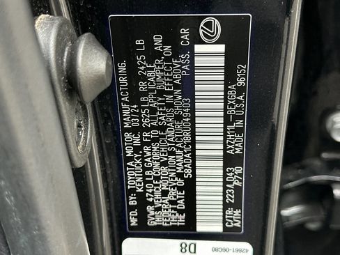 Certified 2024 Lexus ES 300h w/ Premium Package FWD image 22