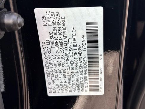 New 2026 Honda Odyssey EX-L image 23