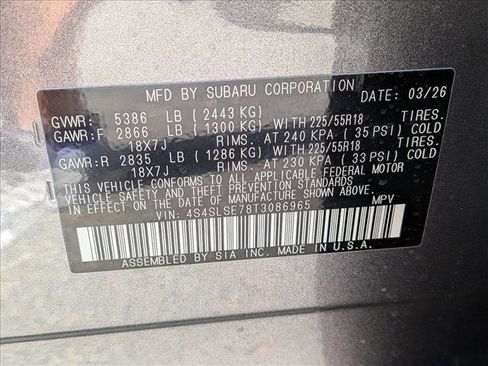 New 2026 Subaru Forester Touring AWD/4WD image 19