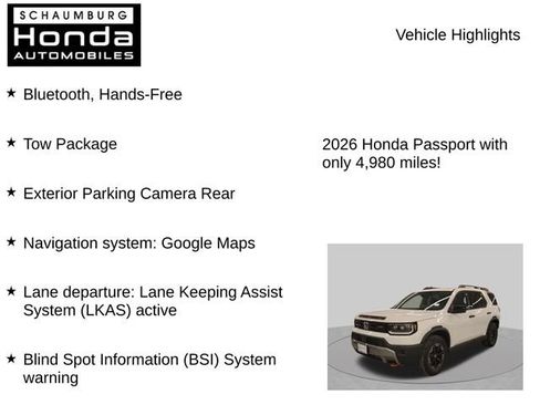 New 2026 Honda Passport TrailSport Elite image 7