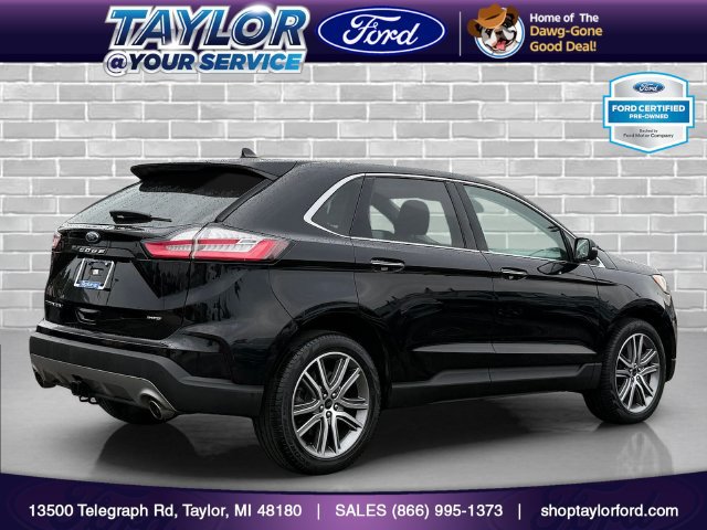 Certified 2023 Ford Edge Titanium w/ Class II Trailer Tow Package AWD/4WD image 3
