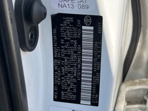 Used 2021 Toyota Camry SE FWD image 30