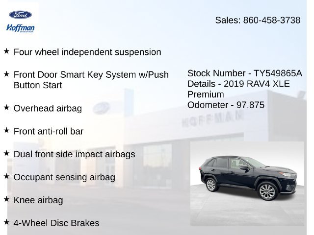 Used 2019 Toyota RAV4 XLE Premium w/ Cold Weather Package AWD/4WD image 20