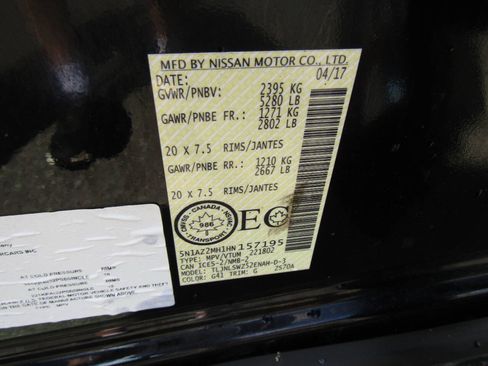 Used 2017 Nissan Murano Platinum AWD/4WD image 17