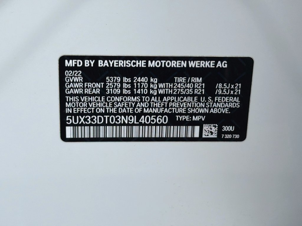 Used 2022 BMW X4 xDrive30i w/ M Sport Package 2 AWD/4WD image 39