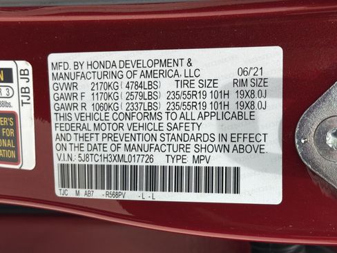Certified 2021 Acura RDX FWD image 35