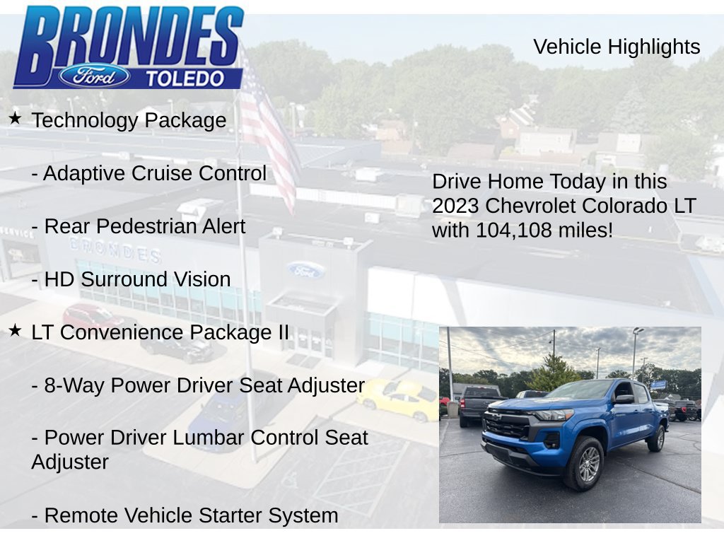Used 2023 Chevrolet Colorado LT w/ LT Convenience Package II AWD/4WD image 12