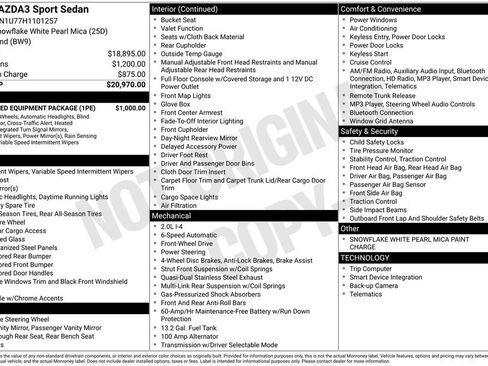 Used 2017 MAZDA MAZDA3 Sport w/ Preferred Equipment Package image 27