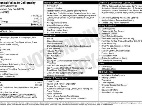 Used 2026 Hyundai Palisade Calligraphy FWD image 30