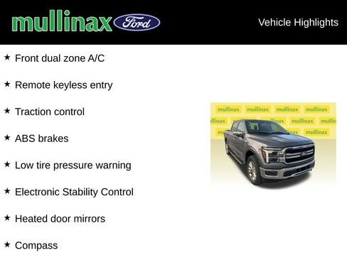 New 2025 Ford F150 Lariat w/ Equipment Group 502A High image 15