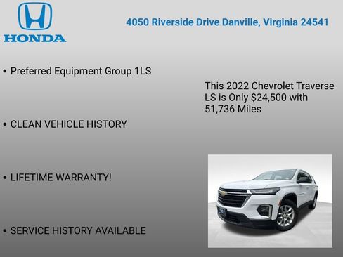 Used 2022 Chevrolet Traverse LS FWD image 7