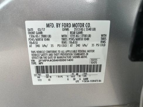 Used 2017 Ford Edge SE AWD/4WD image 29