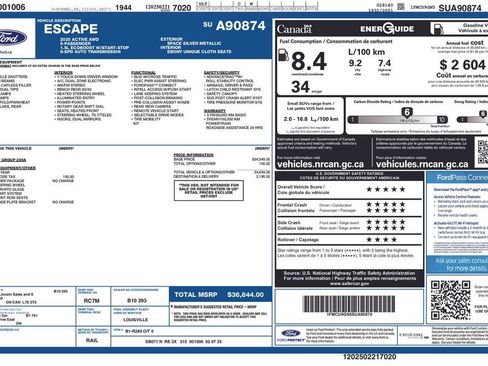 Used 2025 Ford Escape Active AWD/4WD image 35