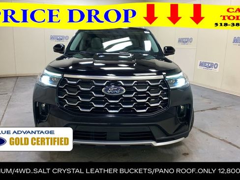 Certified 2025 Ford Explorer Platinum w/ LUX Leather Package AWD/4WD image 8