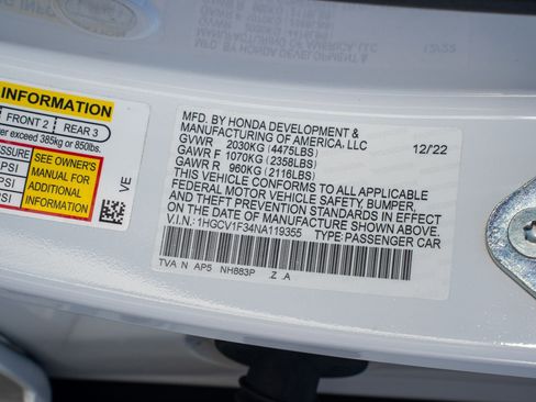 Certified 2022 Honda Accord Sport image 36