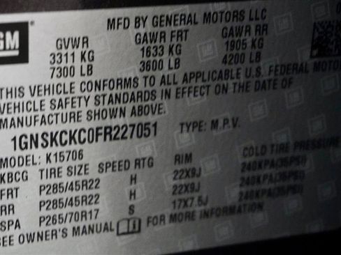 Used 2015 Chevrolet Tahoe LTZ AWD/4WD image 39