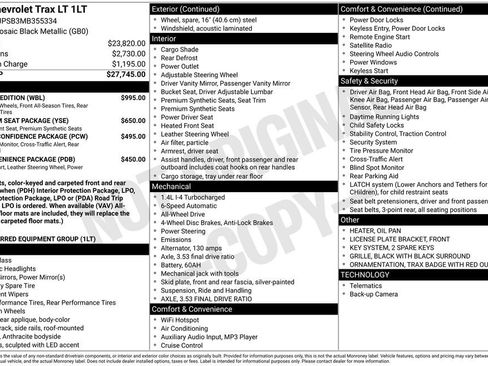 Used 2021 Chevrolet Trax LT w/ Redline Edition AWD/4WD image 14