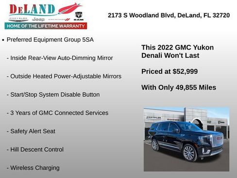 Used 2022 GMC Yukon Denali w/ Max Trailering Package image 12