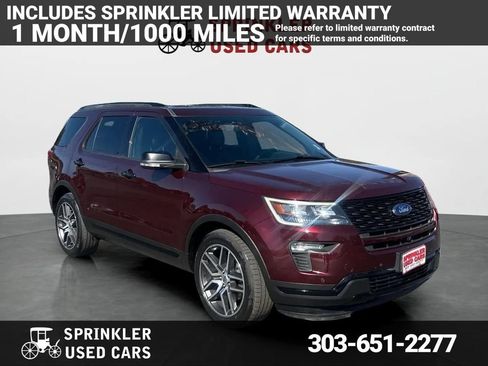 Used 2018 Ford Explorer Sport w/ Equipment Group 401A AWD/4WD image 1