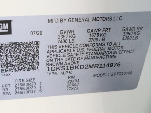 Certified 2021 GMC Yukon SLT w/ SLT Luxury Plus Package RWD image 39