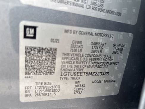 Used 2021 GMC Sierra 1500 AT4 w/ AT4 Value Package image 24