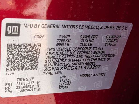 New 2026 Chevrolet Equinox LT w/ LPO, Floor Liner Package AWD/4WD image 34