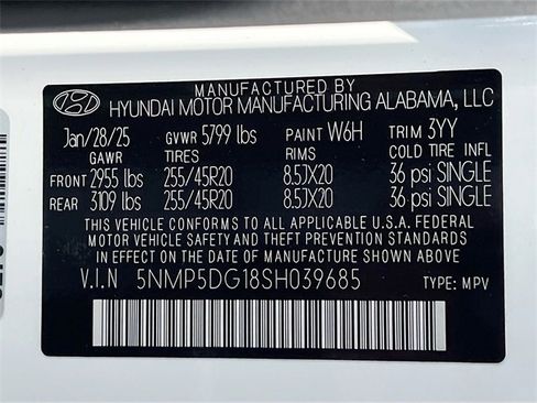 New 2025 Hyundai Santa Fe Calligraphy image 32
