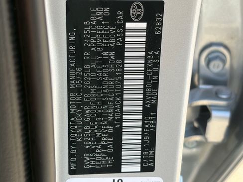 Used 2026 Toyota Camry LE FWD image 22