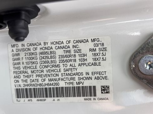 Used 2018 Honda CR-V EX-L image 5