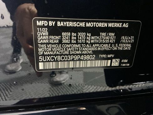 Certified 2023 BMW X6 M50i w/ Executive Package image 33