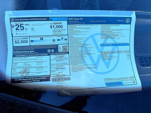 New 2026 Volkswagen Tiguan SE image 35